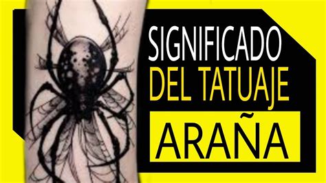 Significado del tatuaje de araña